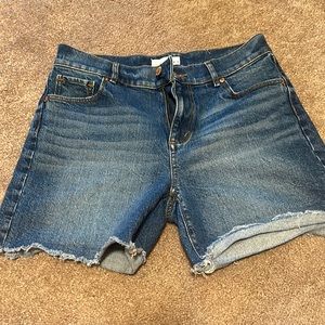 Loft jean shorts